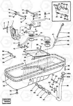 77656 Lubricating oil system 4600 4600, Volvo Construction Equipment