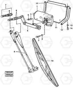 194 Windshield wipers front 4600 4600, Volvo Construction Equipment