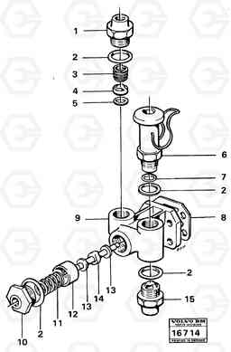 19459 Feed pump mo-59799 616B/646 616B,646 D45, TD45, Volvo Construction Equipment