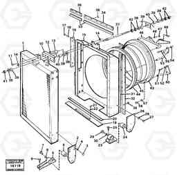 39076 Radiator with fitting parts 4600 4600, Volvo Construction Equipment