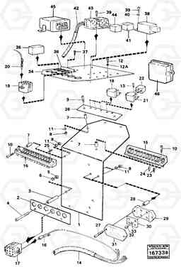 34483 Electrical distribution box 4600 4600, Volvo Construction Equipment