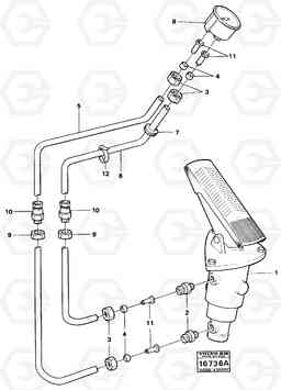 20807 Pressure gauge 4600B 4600B, Volvo Construction Equipment