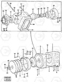 16413 Gear box 4600 4600, Volvo Construction Equipment