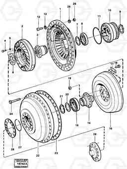 27979 Torque converter 4600 4600, Volvo Construction Equipment