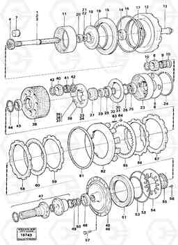 1415 Input shaft 4600 4600, Volvo Construction Equipment