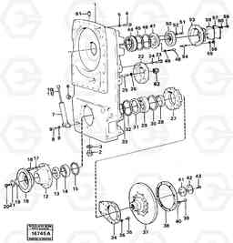 16422 Drop box covers and brake parts 4600 4600, Volvo Construction Equipment