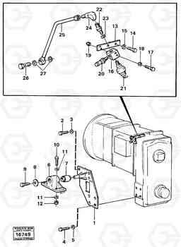 98424 Gearbox with suspension 4600 4600, Volvo Construction Equipment