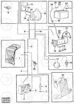2288 Electric system, rear 4600 4600, Volvo Construction Equipment