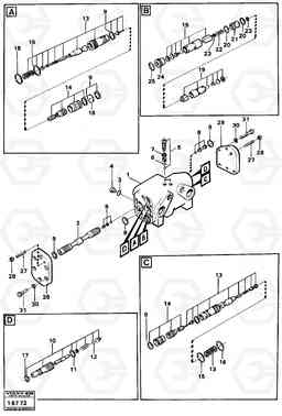 16437 Flow amplifier 4600 4600, Volvo Construction Equipment