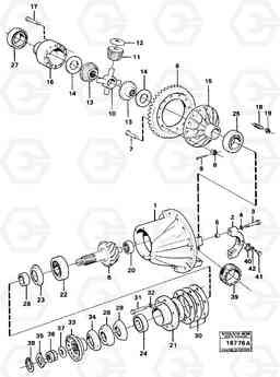 16973 Final gear 4600 4600, Volvo Construction Equipment