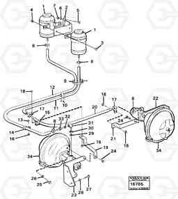 40343 Oil tank 4600 4600, Volvo Construction Equipment