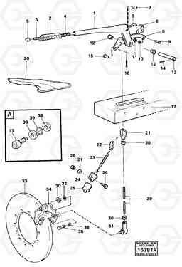 33855 Hand brake 4600 4600, Volvo Construction Equipment