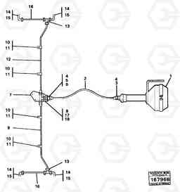 24984 Hydraulic system rear L160 VOLVO BM L160, Volvo Construction Equipment