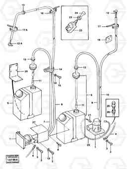 18366 Windscreen washer 98862 4600 4600, Volvo Construction Equipment