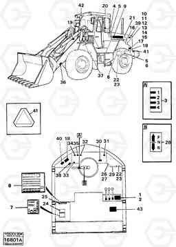 29124 Sign plates and decals 4600 4600, Volvo Construction Equipment