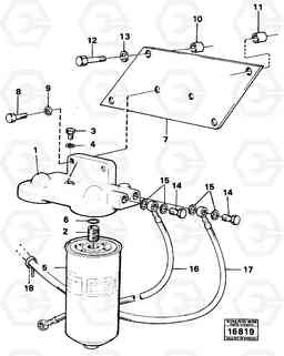 18364 Fuel filter 9 9126 4600 4600, Volvo Construction Equipment