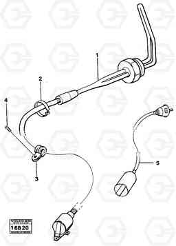 20809 Engine heater. 4600B 4600B, Volvo Construction Equipment