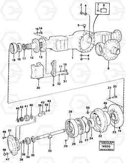 20974 Drive axle, front prod nr 23514 4300 4300, Volvo Construction Equipment