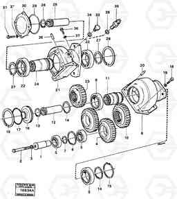 535 Charging oil-pump drive ht 4526-5320 4400 4400, Volvo Construction Equipment