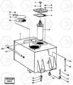 85479 Hydraulic-oil tank prop no 33106, 33107 4300 4300, Volvo Construction Equipment