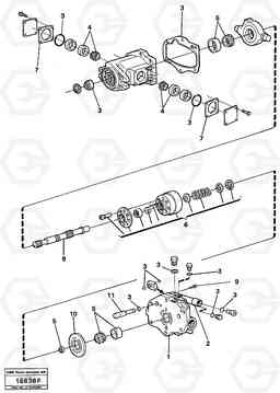 58185 Piston pump L70 L70 S/N -7400/ -60500 USA, Volvo Construction Equipment