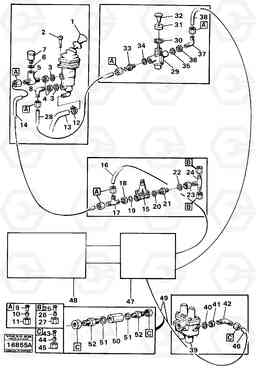 83823 Parking brake, tractor tillv nr -1616 5350 5350, Volvo Construction Equipment