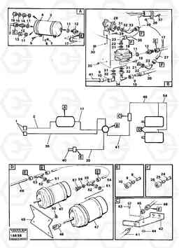 77742 Brake circuit 1,trailer tillv nr 1195-1616 5350 5350, Volvo Construction Equipment