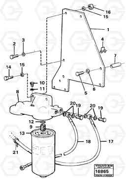 19251 Supplementary fuel filter98448 4500 4500, Volvo Construction Equipment