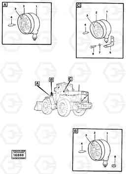 15142 Lighting 98599,98274,98275,98276 4400 4400, Volvo Construction Equipment