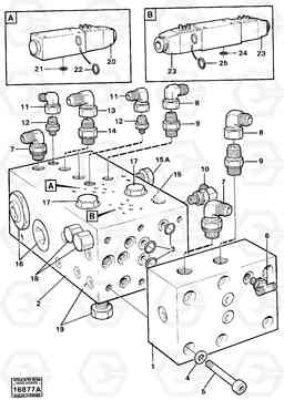 45258 Valve section 5350 5350, Volvo Construction Equipment