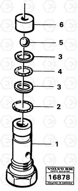 11134 Shifting valve 5350 5350, Volvo Construction Equipment