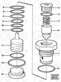 11136 Check valve 5350 5350, Volvo Construction Equipment