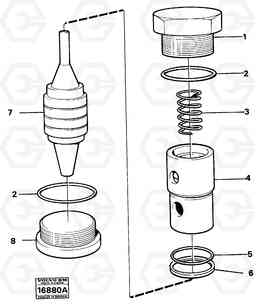 11137 Check valve 5350 5350, Volvo Construction Equipment