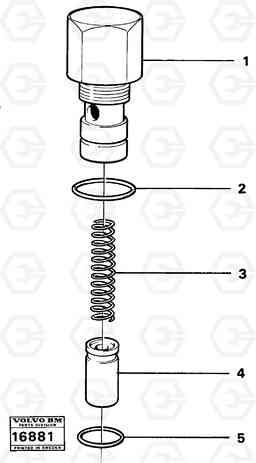 11138 Flow control valve 5350 5350, Volvo Construction Equipment