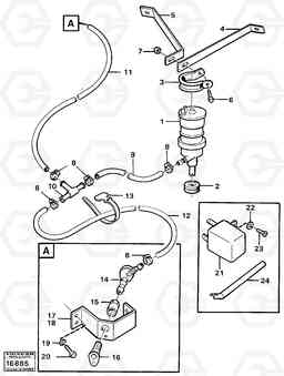 68177 Headlight washer 99049 5350 5350, Volvo Construction Equipment