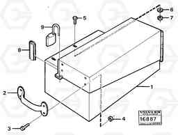 24143 Tool box 99061 5350 5350, Volvo Construction Equipment