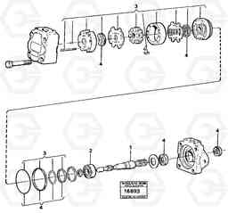 10022 Vane pump. L50 L50 S/N -6400/-60300 USA, Volvo Construction Equipment