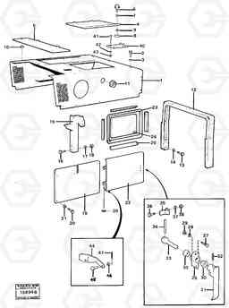 40063 Engine plates prod no 33106, 33107 4300 4300, Volvo Construction Equipment