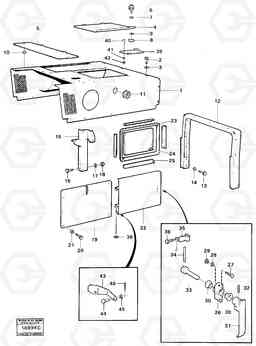 40703 Engine hood 4300B 4300B, Volvo Construction Equipment