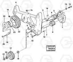 8935 Oil pump 4300B 4300B, Volvo Construction Equipment
