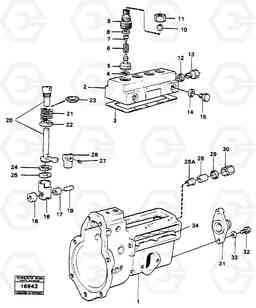 26295 Fuel injection pump pump part 616B/646 616B,646 D45, TD45, Volvo Construction Equipment