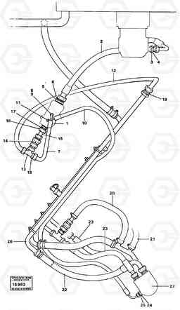 71982 Steering system 99159,99393 4200 4200, Volvo Construction Equipment
