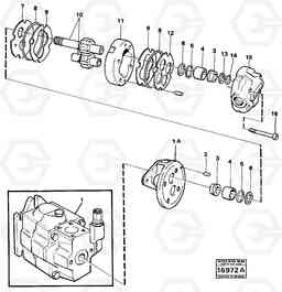 18877 Hydraulic pump 99159,99393 4200 4200, Volvo Construction Equipment