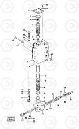 28459 Control valve: valve 4600 4600, Volvo Construction Equipment