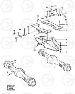 16426 Drive shafts with fitting parts 99284 4600 4600, Volvo Construction Equipment