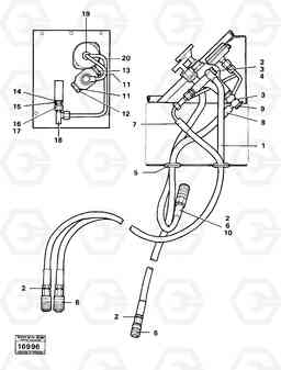 18890 Control panel 99160 Tillv.nr -2223 4200 4200, Volvo Construction Equipment