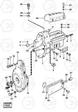 26294 Fuel injection pump cmpl Prod Nr 16204 616B/646 616B,646 D45, TD45, Volvo Construction Equipment