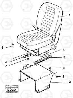 21709 Operator's seat 861 861, Volvo Construction Equipment