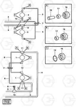 11660 Spring-brake 98998 861 861, Volvo Construction Equipment