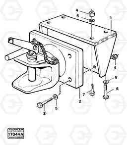 1204 Draft hook 861 861, Volvo Construction Equipment